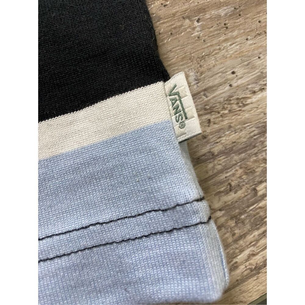 Vans Skateboard Blue Polo Shirt Sz L - Picture 4 of 6